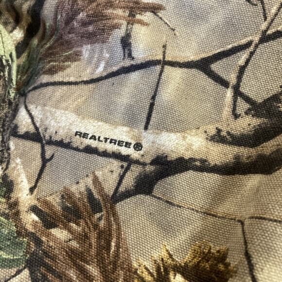 Vtg Carhartt Realtree Camo Coat J220 CAP Sz 2XL Brown Hunting Jacket Canvas - Picture 3 of 13